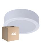 Multipack 4x Philips LED Downlight  DN065C Metal  12W 1200lm 110D - 830 Warm White | 175mm - Cutout 150mm - IP20