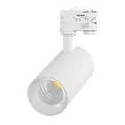 Noxion LED Tracklight 3-Phase Ecowhite Aluminium White 30W 2960lm 36D - 830 Warm White | UGR 