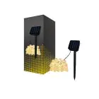 Bright Choice String Light LED Moonballs ABS 1W 20lm - 830 Warm White + RGB | IP65 - Solar