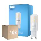 Multipack 10x Philips CorePro LED Capsule G9 Frosted 3.7W 470lm - 827 Extra Warm White | Replaces 40W